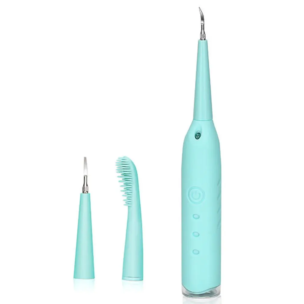 

Portable Electric Sonic Ultrasonic Scaler Tooth Calculus Remover Tooth Stains Tartar USB Charging Teeth Whitening Tool