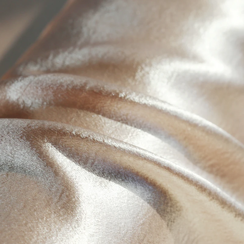 1 ярд * 143 см элегантный шармёз материал мягкое свадебное платье ткань блестящий