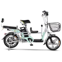 city electric bicycle 48v lithium battery child seat family child electric bicycle outdoor vacuum tire city electric scooter