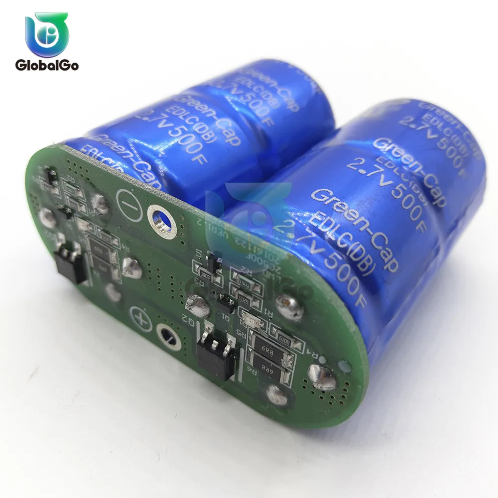 2 шт. 6 однорядные супер фарадный конденсатор с алюминиевой крышкой модуль 16V 20F 16.6F