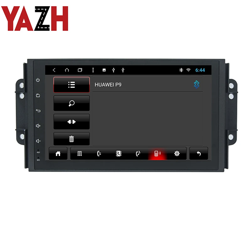 Головное устройство YAZH для автомобиля Chery MVM Tiggo 3 9 0 дюйма 1 Din 2 + 32 ГБ Android 8 ядер GPS