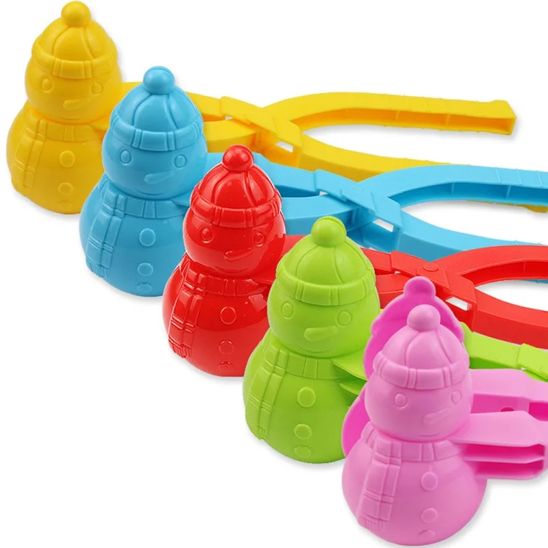 

1pc Lovely Snowman Snowball Clip Maker Clip Children Outdoor Winter Snow Sand Mold Tool Creative Outdoor Fun & Sports