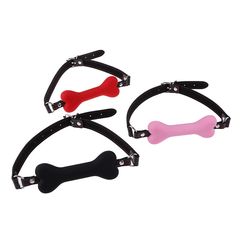 Из искусственной кожи кляп для рта БДСМ связывание ограничения Alave Секс игрушки