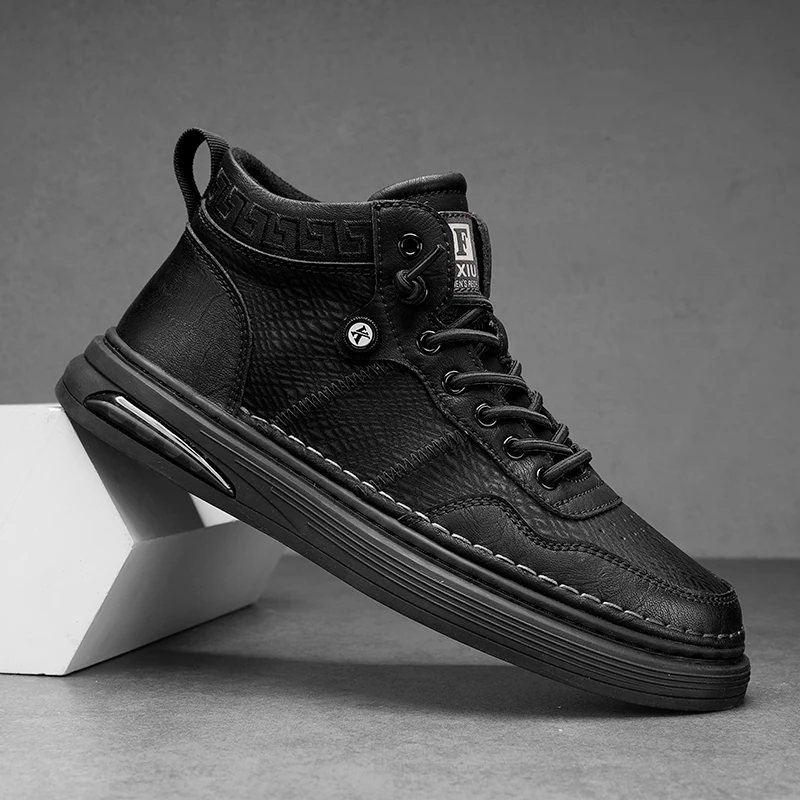 

Мужские кроссовки для скейтборда, Модные дышащие кроссовки в ретро стиле, британская уличная спортивная повседневная обувь средней длины, ...