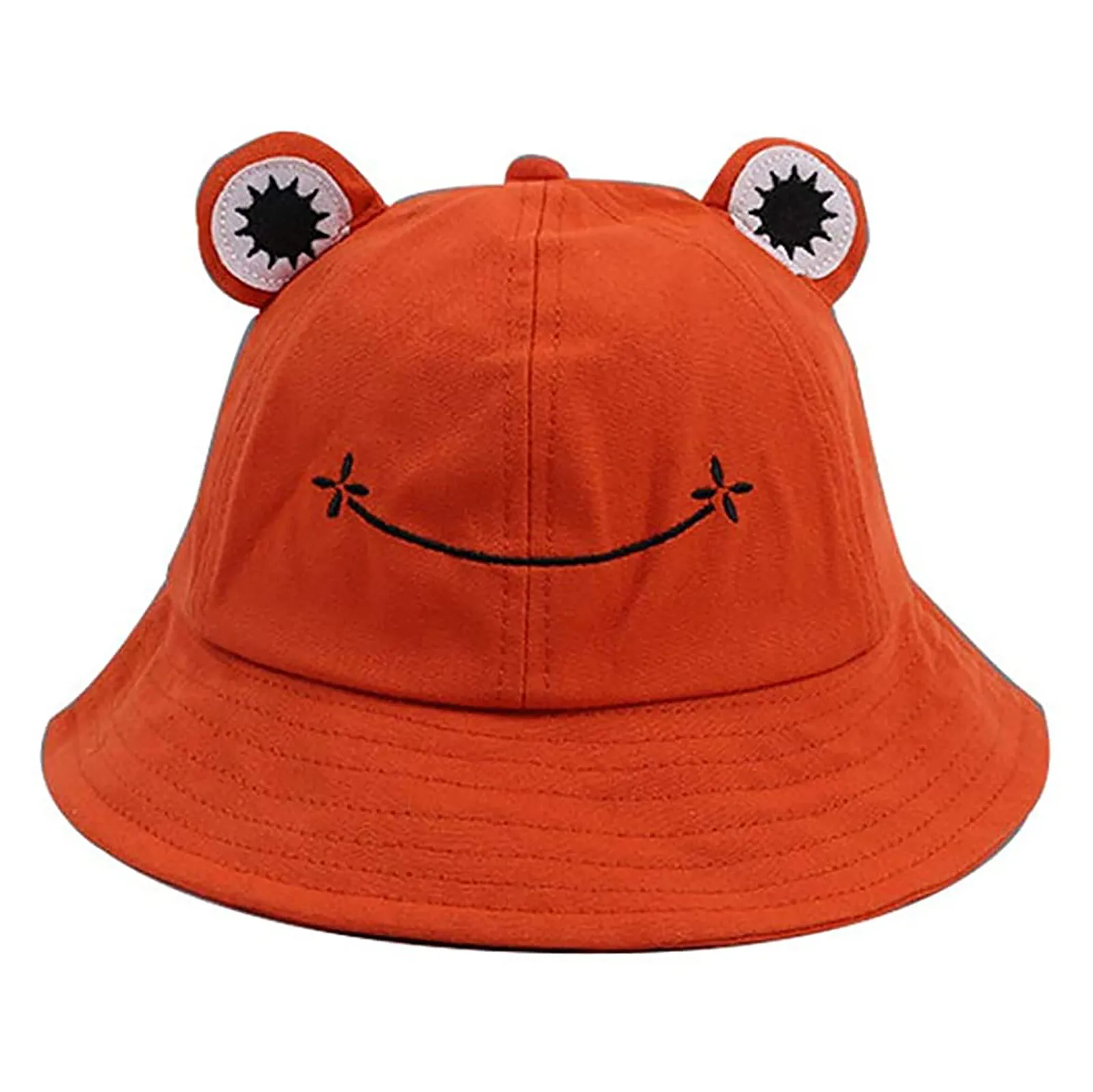 

Child-Parents Frogs Bucket Hat For Women Summer Autumn Plain Female Panama Outdoor Hiking Beach Fishing Sunscreen Woman Bob Caps