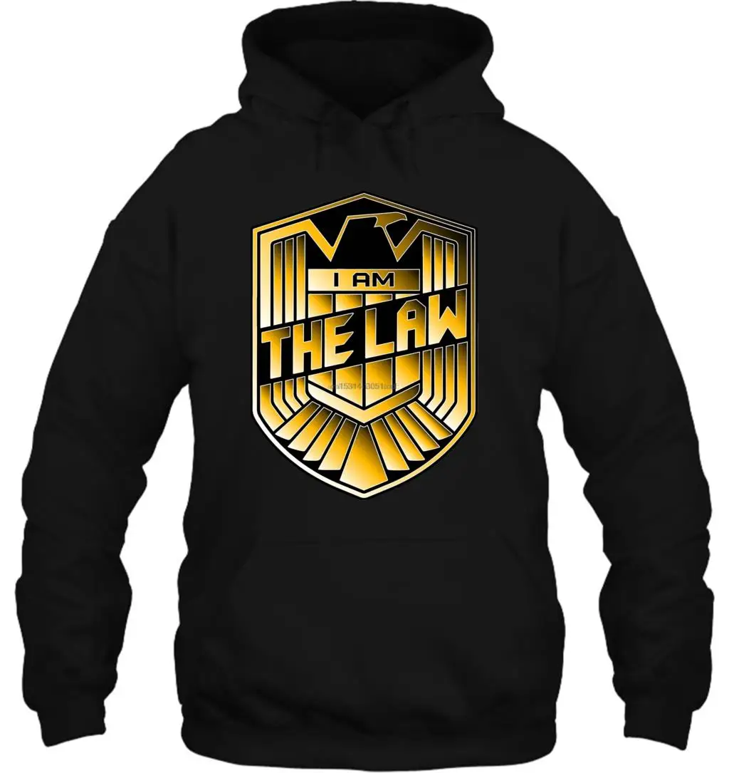 

Horror Action Movie Judge Dredd I Am The Law Tee Men'S Hoodie S to 3XL Cool Casual Streetwear