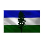 Xuthus Бесплатная доставка 90*150 см 5*3 фута Cascadia флаг полиэстер фотоотделка