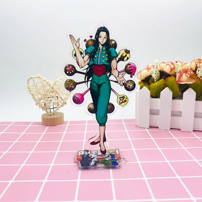 

Anime Hunter X Hunter Figure Acrylic Stand Model Toys Cute Action Figure Decoration Cosplay Fans Collection Gifts Home Decor