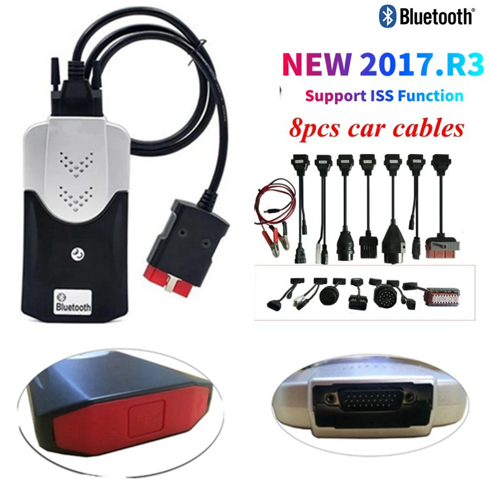 2018 R0 новый vci для vd tcs pro plus delicht usb bluetooth obd obd2 сканер 2017 R3 автомобильный