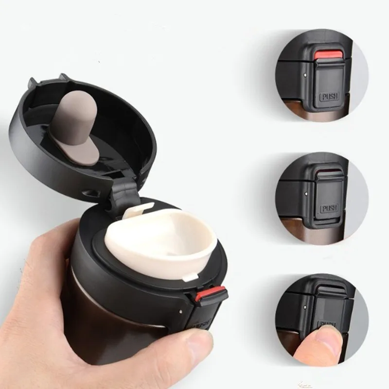 

380ml Travel mug for coffee tea thermal Bottle Stainless Steel Vacuum Flasks thermo mug portable thermoses drinkware