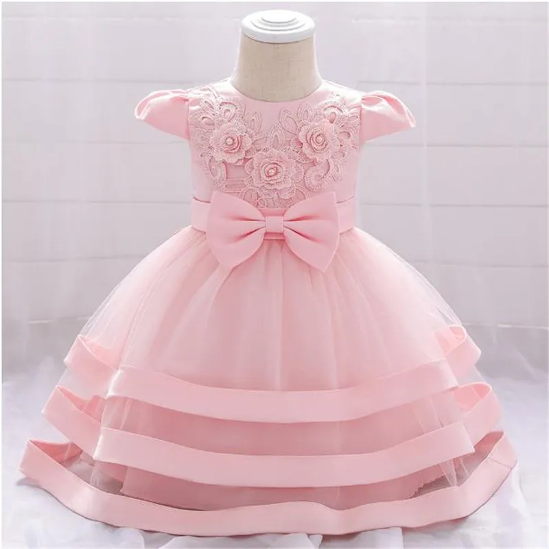 

Baby Princess Dress Clothes Lace Bow Tutu Dress Toddler Clothes Kids Dress for Birthday Children Christmas Dress