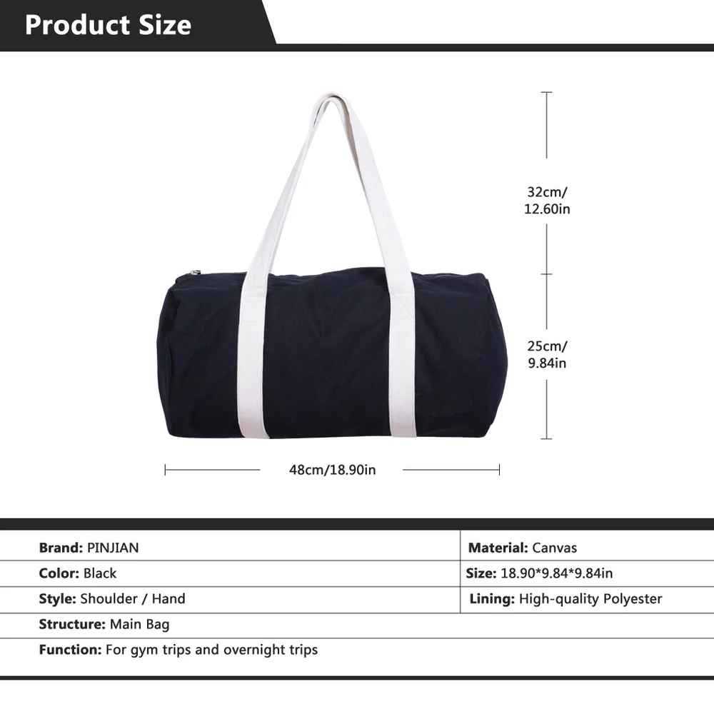 Винтажные военные холщовые кожаные сумки для багажа мужские спортивные