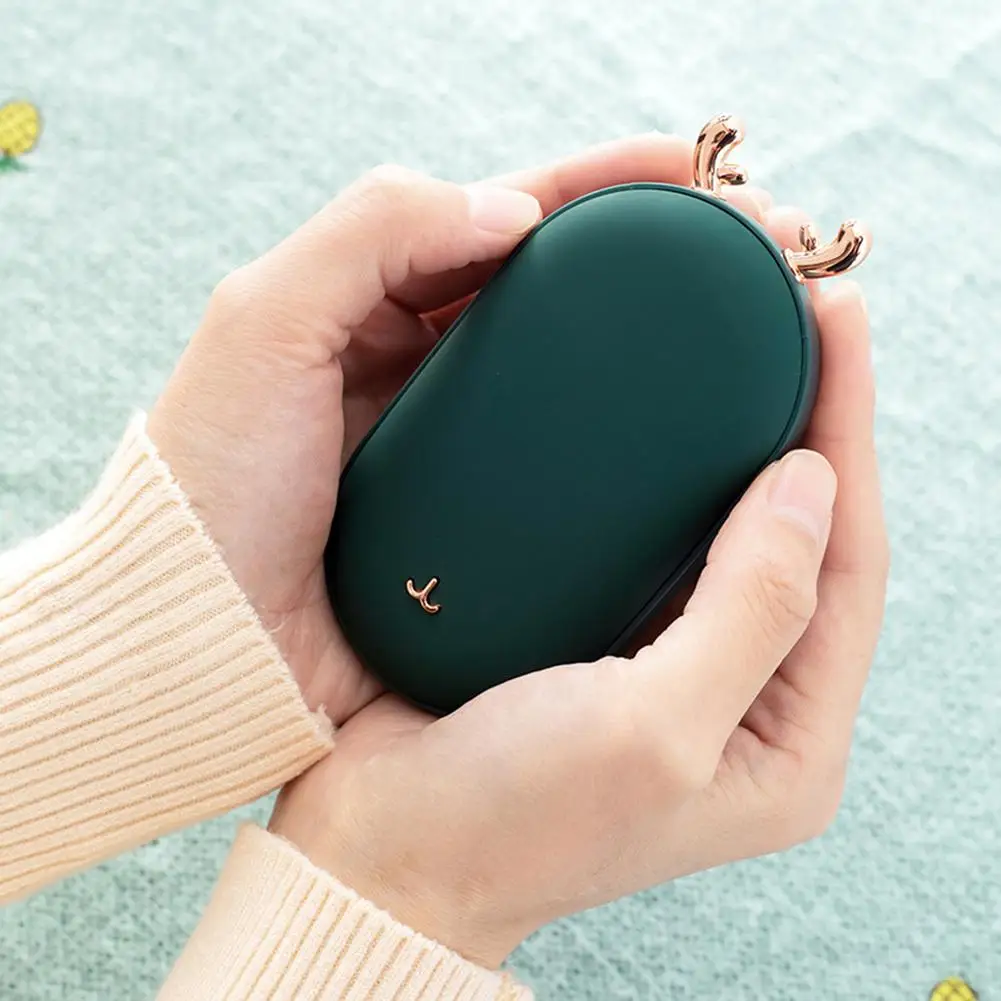 Перезаряжаемый ручной обогреватель 5200 мАч портативный обогреватель с долговременным нагревом электрический карманный повербанк для активного отдыха