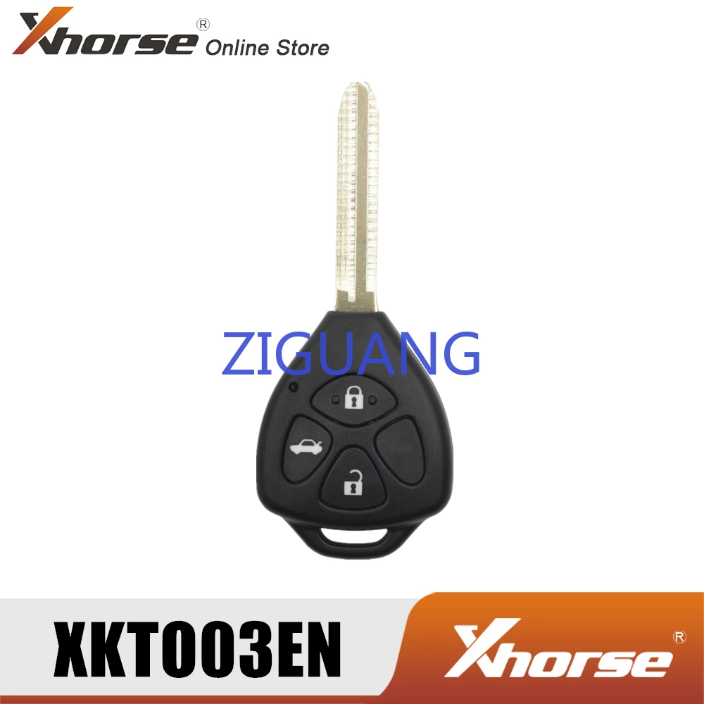 

XHORSE XKTO03EN проводной универсальный пульт дистанционного управления для Toyota Стиль 3 кнопки английская версия XKTO03EN Xhorse ключи Бесплатная достав...