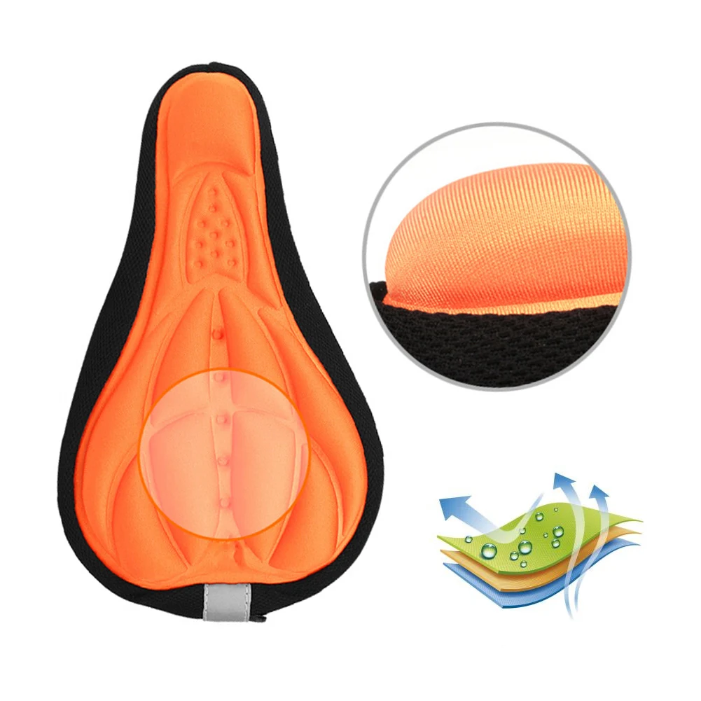 

New Cycle Comfort Pad Cushion Cover Sponge Bicycle Seat Cushion Pad with Seat Rain Cover for Mountain Cycling Bike