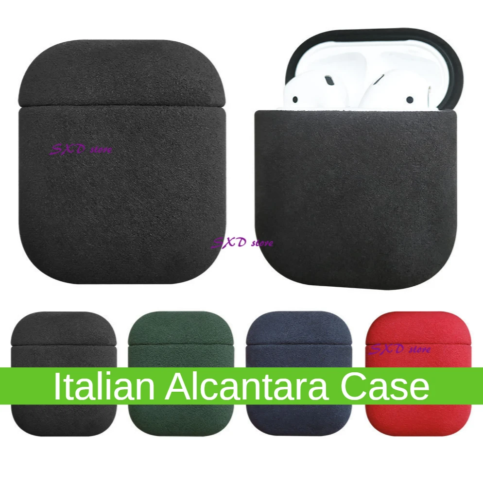 

Italian Alcantara Case for AirPods Pro Luxury Artificial Leather all inclusive case for AirPods 2&1 Case, Wireless Charging