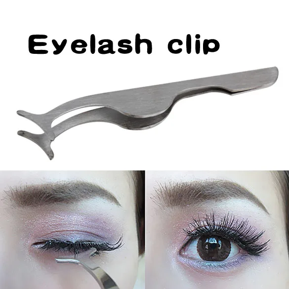 1 шт. Накладные ресницы глаз ресниц Пинцет аппликатор клип Красота инструмент для