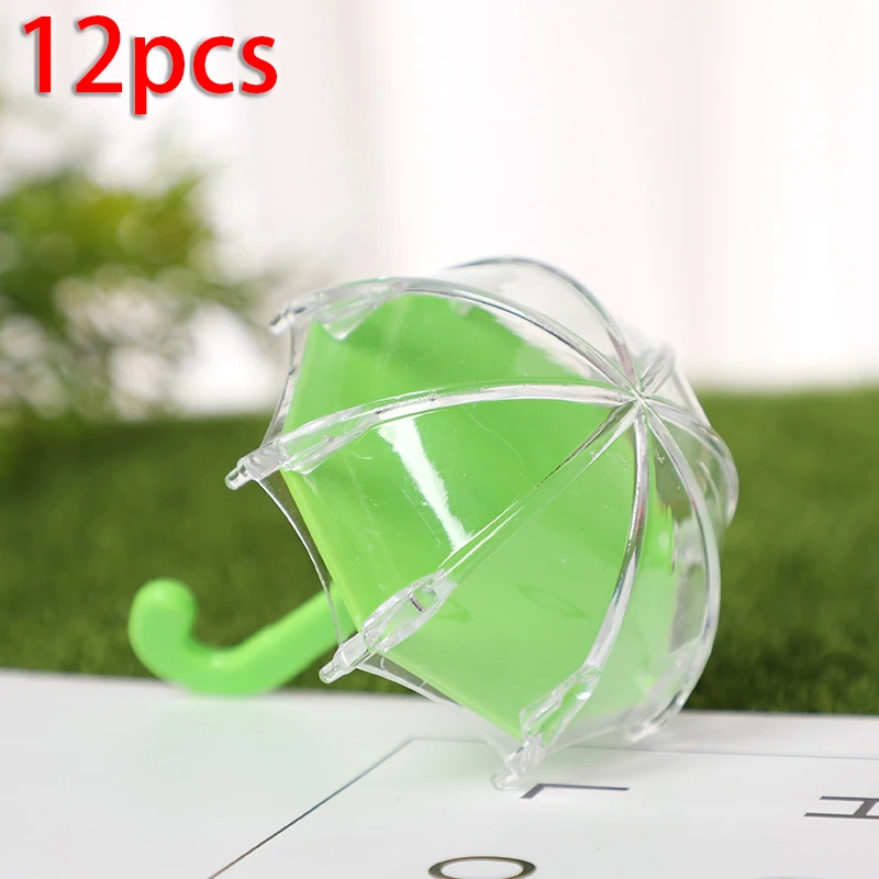 12 шт. мини коробка для конфет в форме зонта маленькие подарочные коробки