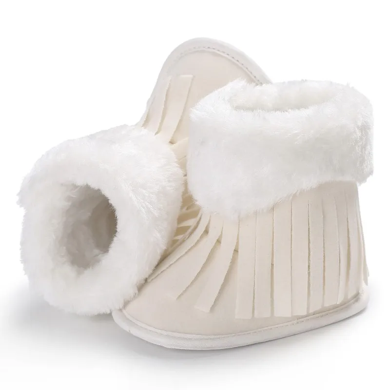 

Baby Girls Boys Winter Boots Fashion Fringed Super Keep Warm Faux Fur Snowfield Shoes Kids Infant Toddler Newborn Booties Booty