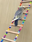 Птица, животное, искусственная игрушка, подвесной красочный шар из натурального дерева, лестница, игрушечная птица