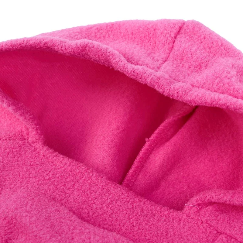 

Small Strawberry Dog Cat Puppy Fleece Hoody Clothes Pet Apparel Dress Up - Pet Supplies