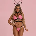 Женское сексуальное праздничное нижнее белье, кружевной бюстгальтер, топ, кружевные подштанники, Комплект со стрингами, сексуальный Шелковый бюстгальтер на бретельках, комплект нижнего белья, нижнее белье