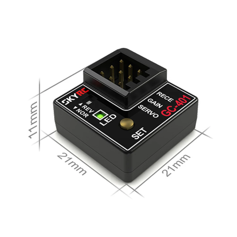 SKYRC-giroscopio GC401 Original para coche de carreras a control remoto, salida de direcci&oacute;n, nueva versi&oacute;n mejorada V2 VS GC301-5