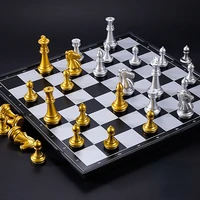 large chessboard special folding magnetic chess portable beginner for children xadrez tabuleiro jogo fun family games zy50cg