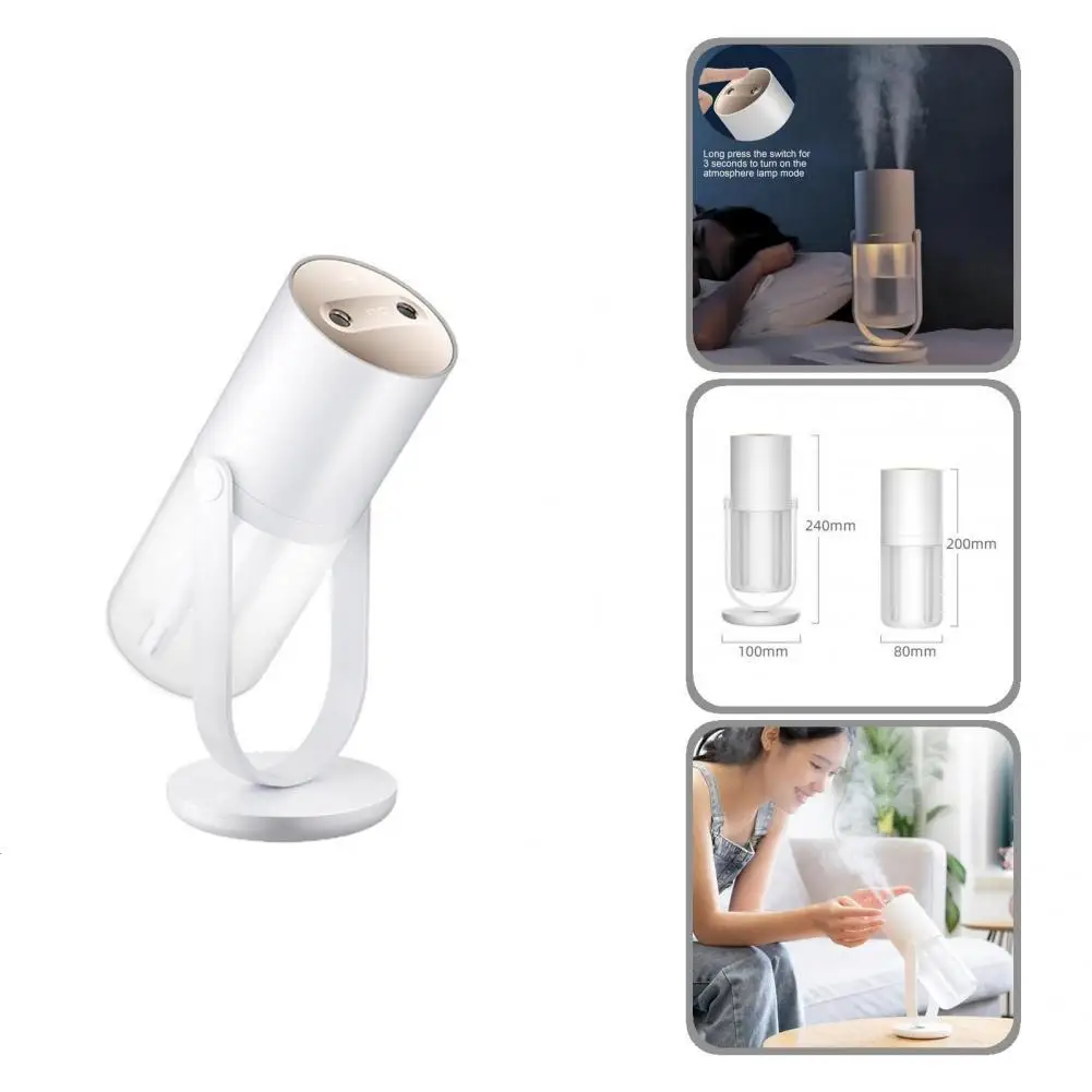 

Creative Humidifier Air Improvement Air Humidifier 90 Degree Rotation Air Humidifier for Dormitory Desktop Humidifier