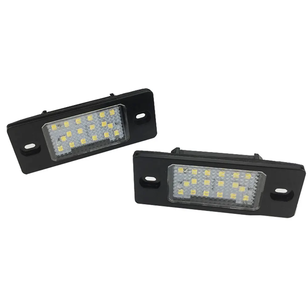 2 шт. 18SMD Автомобильный светодиодный номерной знак светильник для VW Tiguan Cayenne Touareg