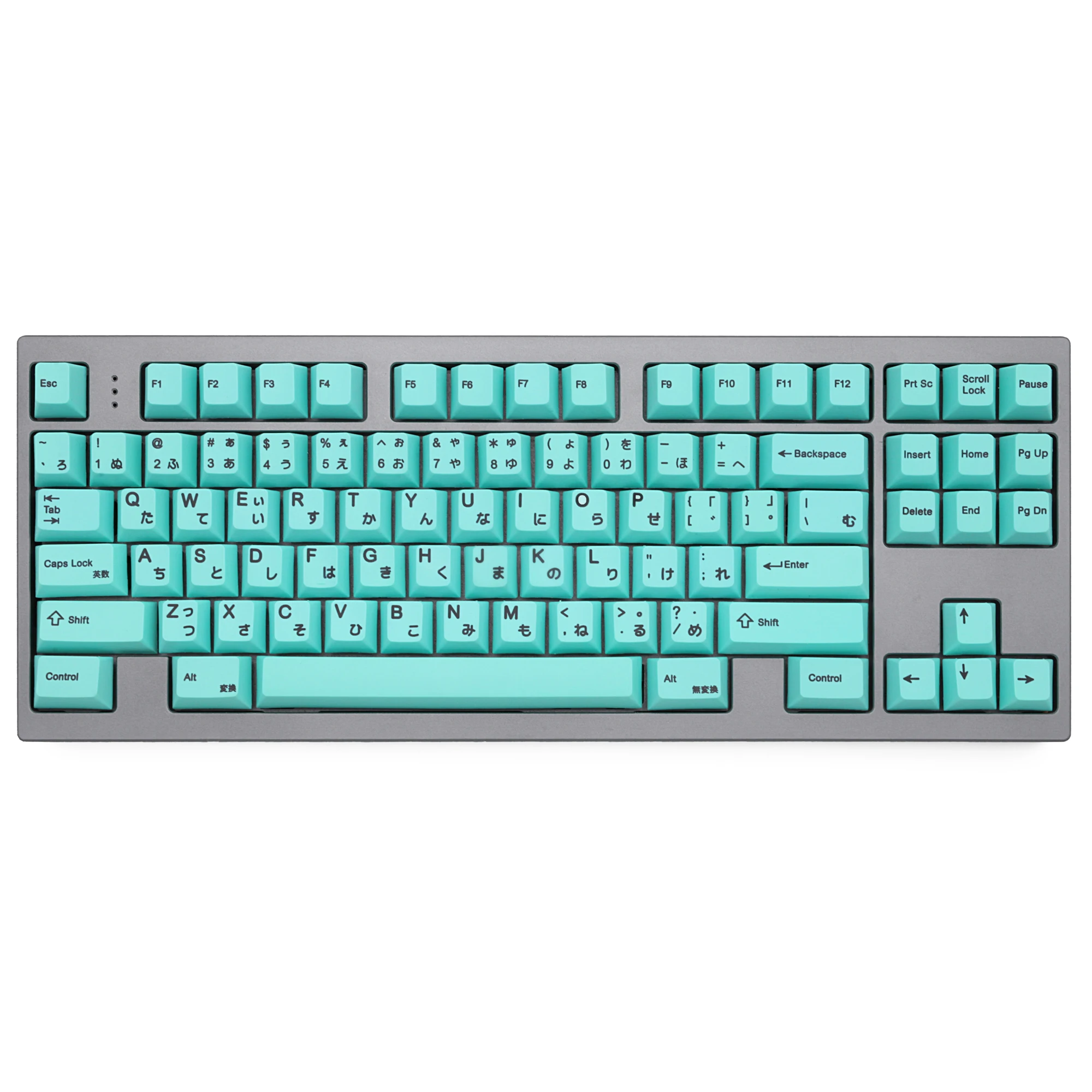 Cyan 139 японский корень черный шрифт язык Вишневый профиль краситель Sub Keycap PBT для gh60