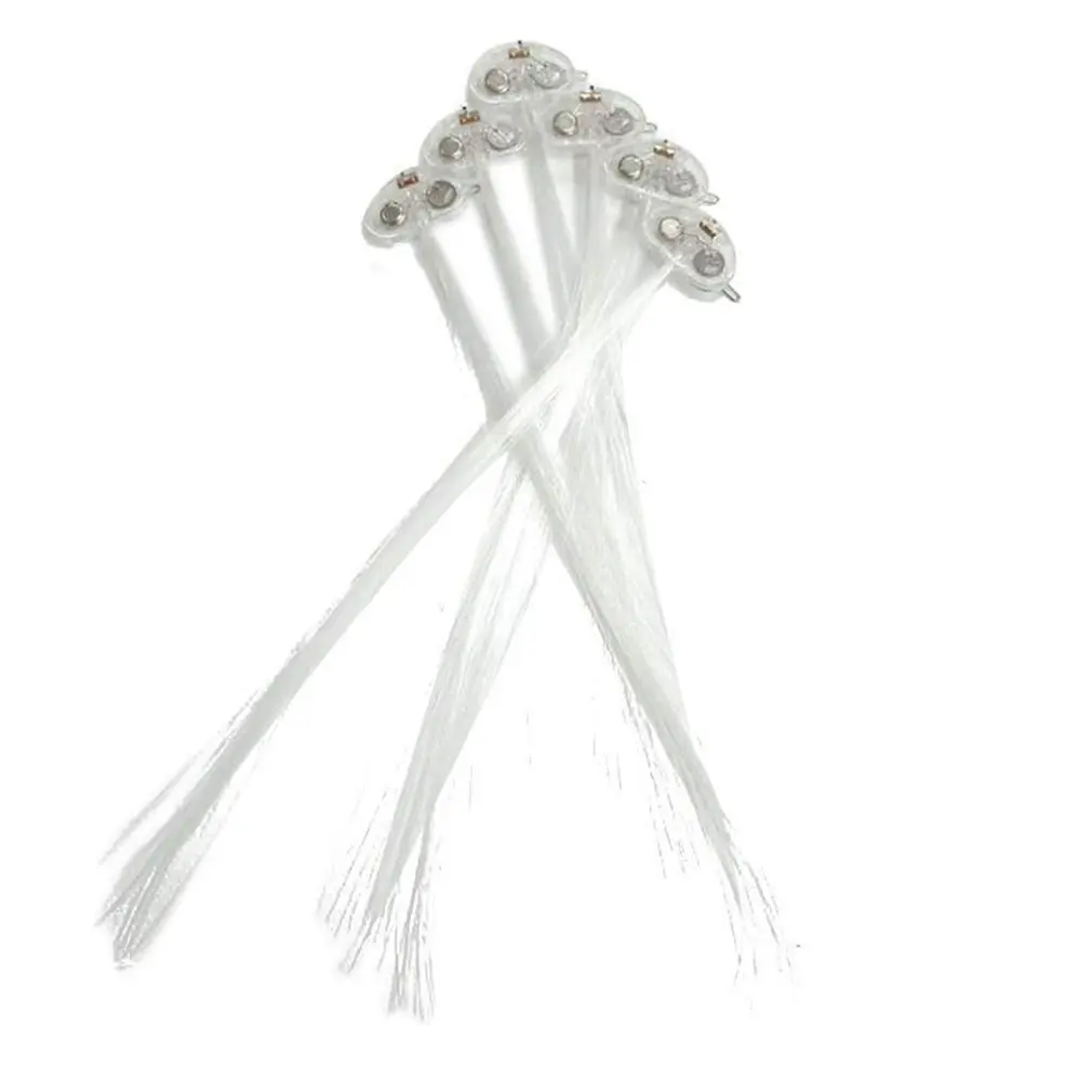 

1pcs Flashing Fiber Optic Hair Braid Light Up Glow Party Favors Supplies Barrettes Light Up Hair Accessories Luminous Toys