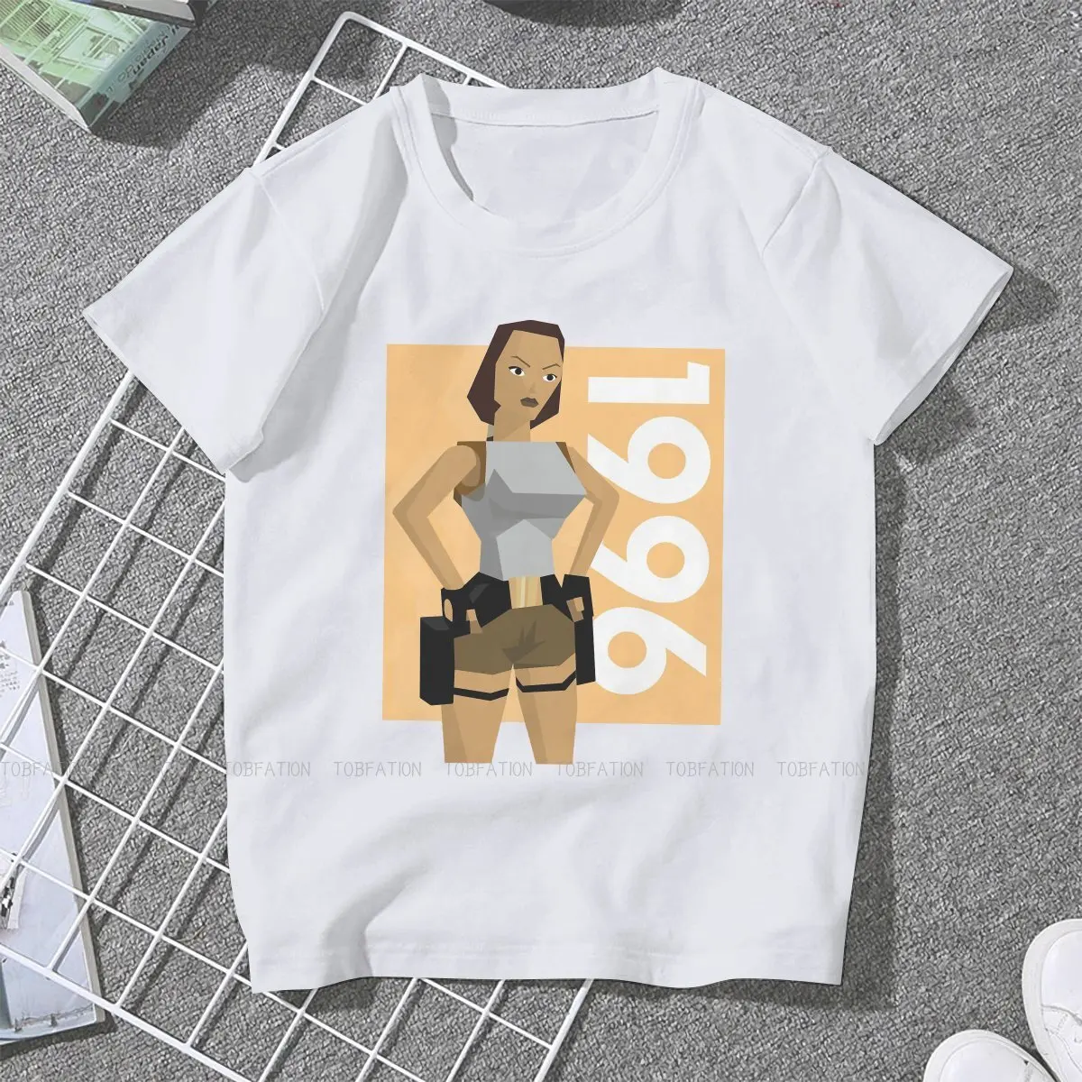 Оригинальные футболки с принтом могильника Лара Крофт приключения игры фильма