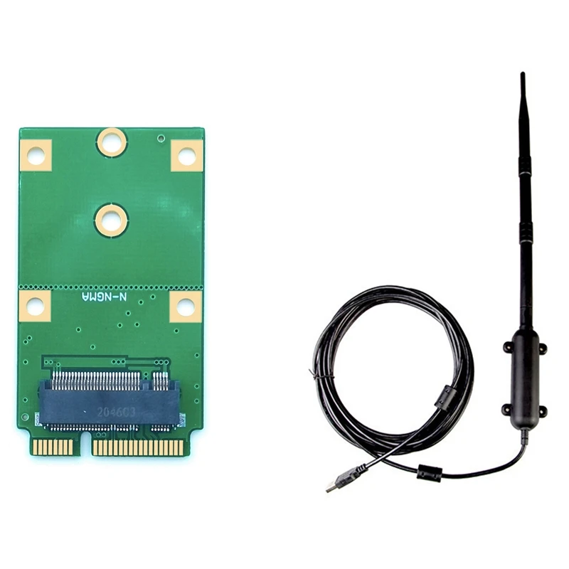 

1 Set 1000M Outdoor WiFi USB Adapter & 1 Pcs 2242 M.2 NGFF to MSATA SATA Protocol SSD Solid State Drive Adapter Card