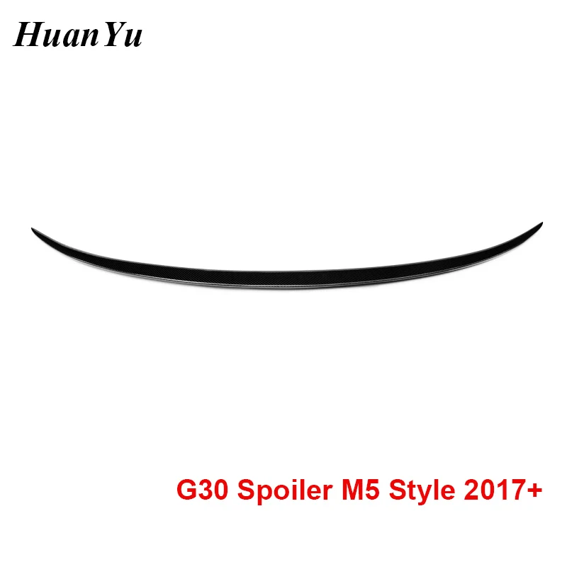 Задний спойлер M5 Style для багажника BMW G30 Sedan 5 Series из углеродного волокна с крыльями