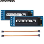 Модуль OLED экрана GeeekPi 0,91 дюйма 128*32 SSD1306 для Raspberry Pi 4 B  3 B (+)  2 B  Zero (W)  Beaglebone Black