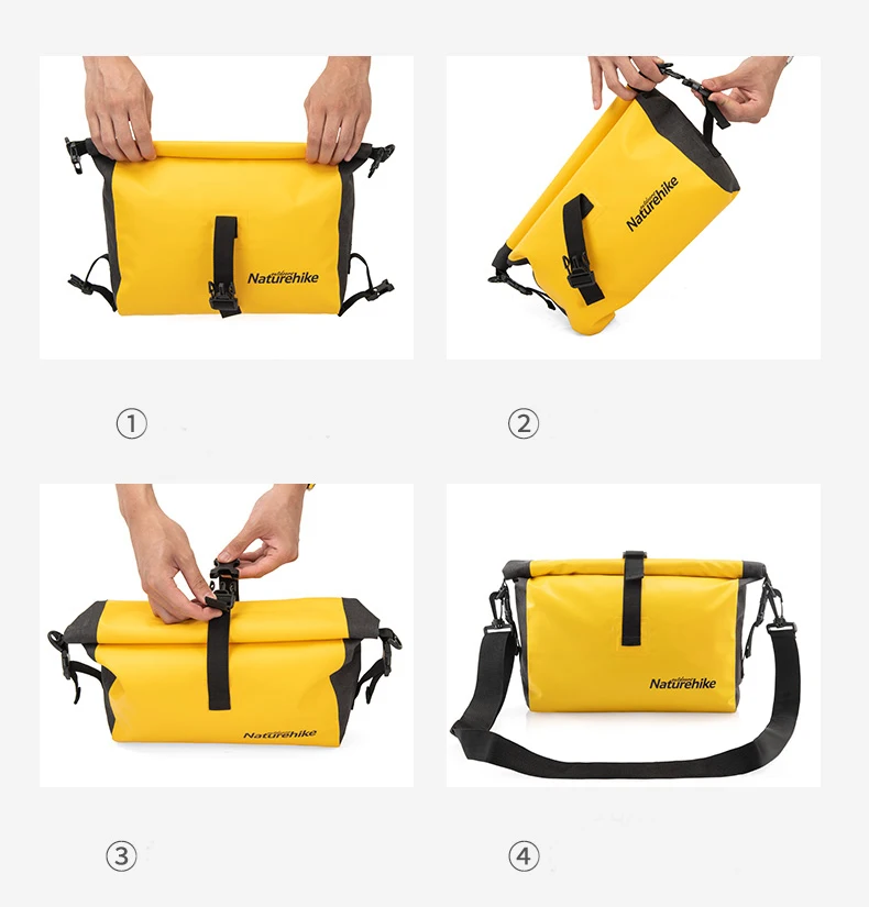 Naturehike 6L/15L сухой мешок влажной сухой разделения Каякинг дрейфующий пляж сухой портфель с одной лямкой сумка для плавания хранения