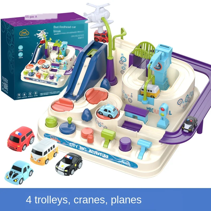 Игрушечный автомобиль Приключения гоночный вагон модель обучающие игрушки для