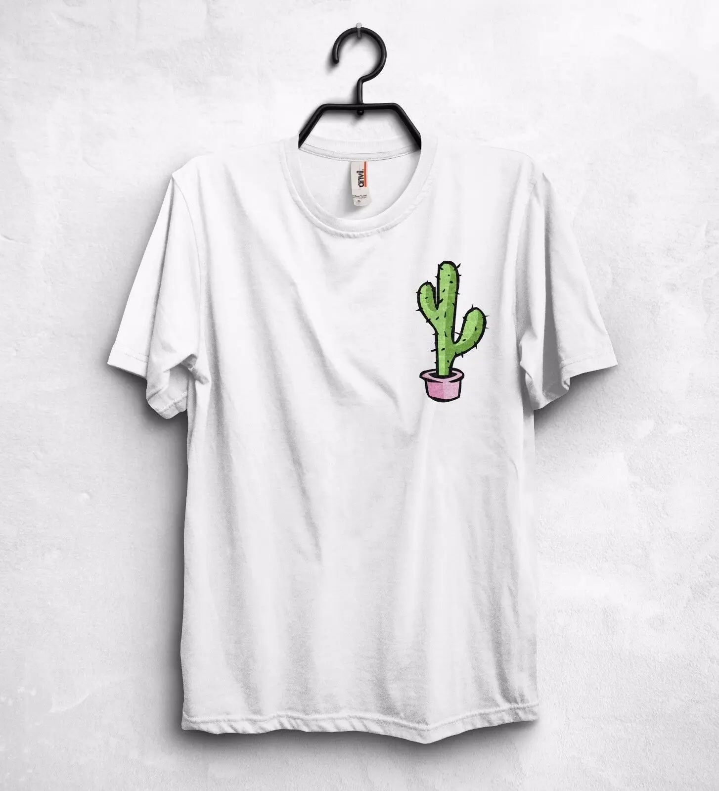 Футболка с логотипом кактуса Топ Tumblr модные растения Vegan Cute Insta Instagram
