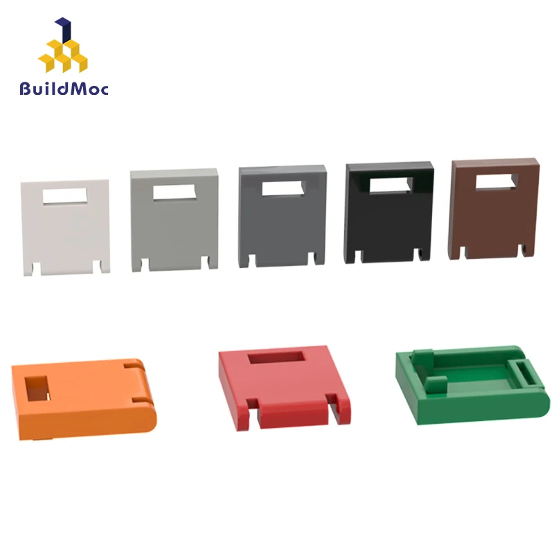 

10PCS MOC Bricks Compatible Assembles Particles 4346 mailbox door Building Blocks Parts DIY Educational Classic Brand gift Toys
