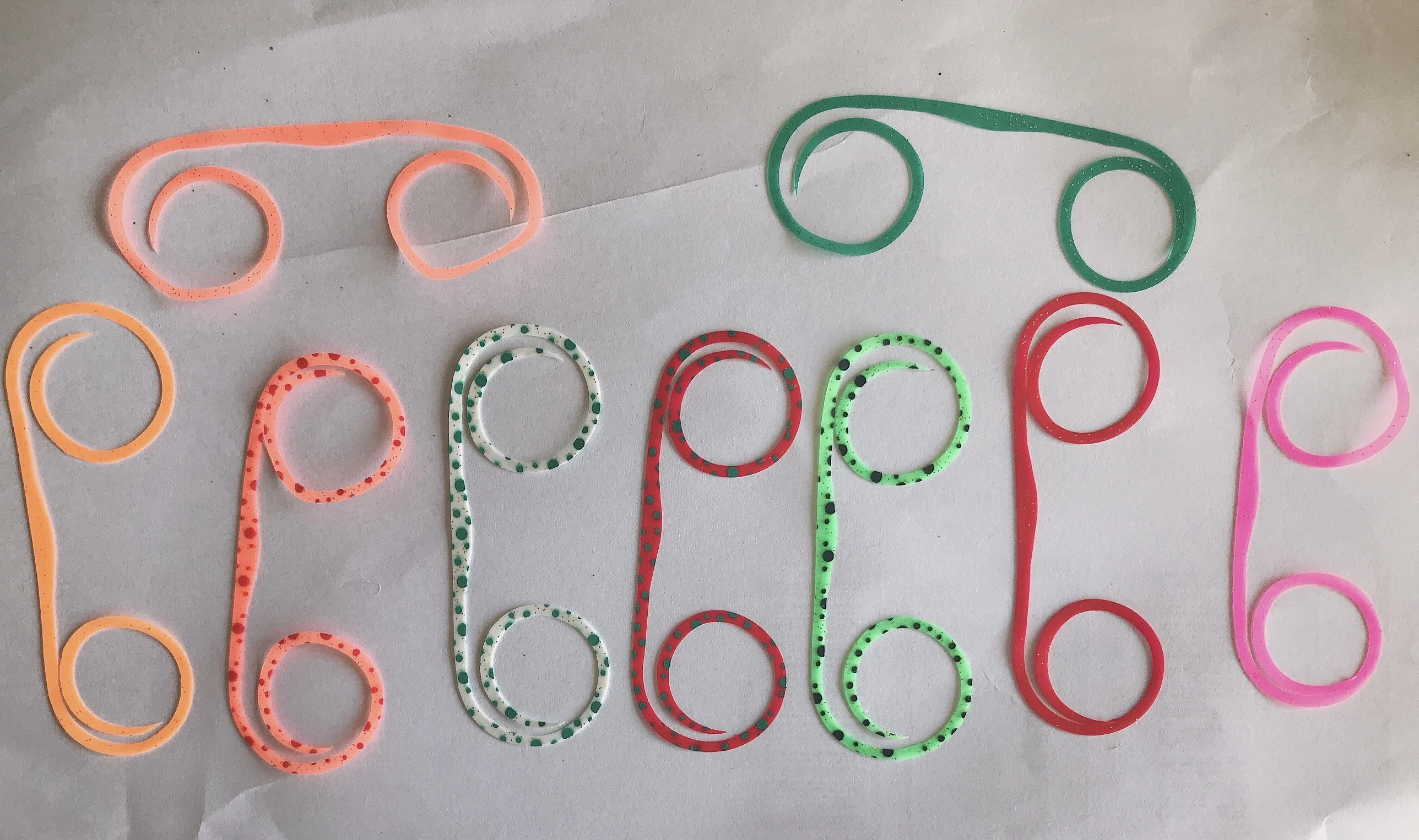 100 шт Jinhongkang кудрявая силиконовая юбка для Madai Jigs Snapper рыболовный прикорм