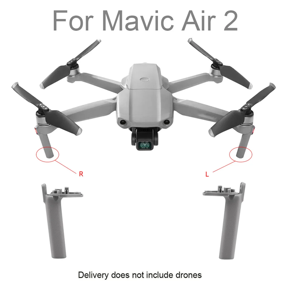 

Left Right Landing Gear Durable Stable Replacement Parts Stand Easy Install Disassemble Drone Accessories Grey For Mavic Air 2