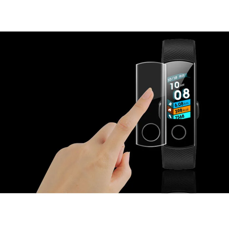 EXUNTON полное покрытие мягкая защитная пленка из ТПУ для Huawei Honor Band 3 4 защита экрана