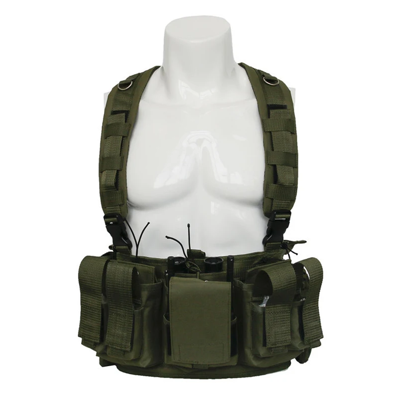 

Tactical Airsoft Vest Military Combat Army Molle Vests Bag Training Shooting Hunting Outdoor Assault Plate Carrier Vest Gear