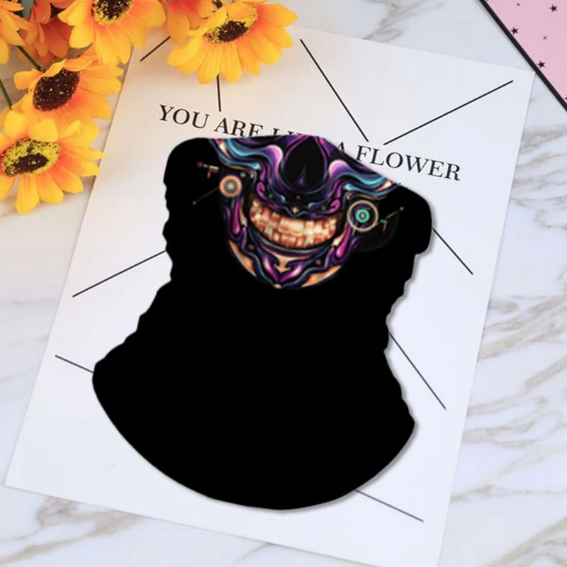 Halloween Bandana Face Neck Gaiter Tube Snood Scarf Mask Cover Head Windproof Motorcycle Bike Warmer | Спорт и развлечения