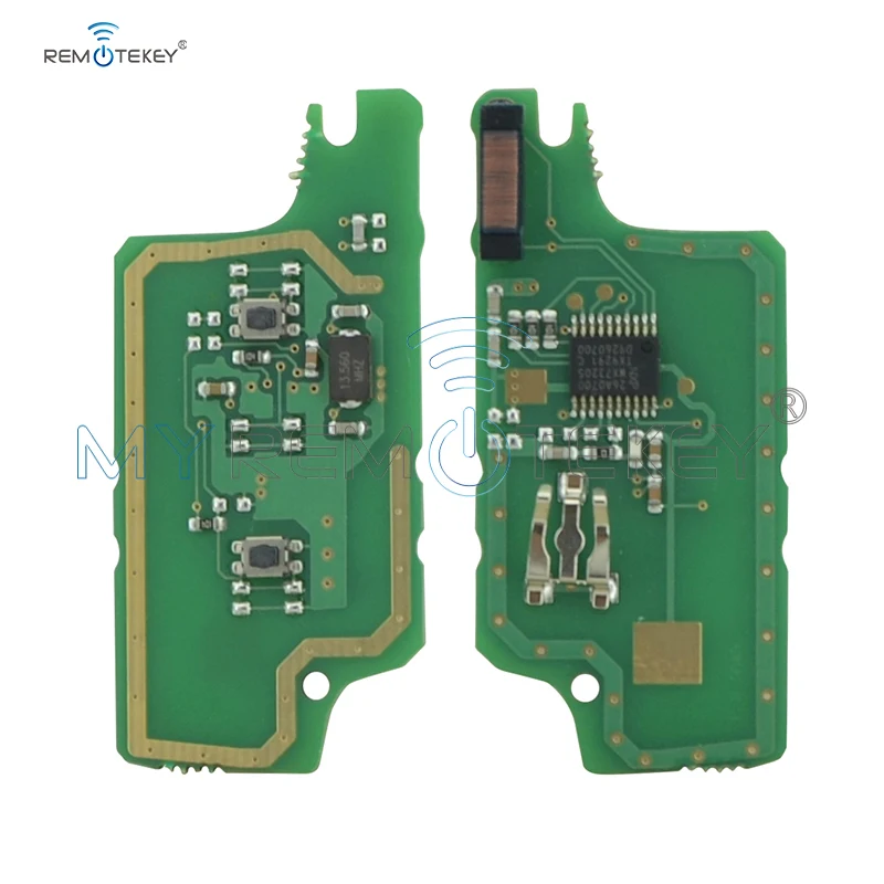 Remtekey 5 шт. CE0536 207 307 308 Автомобильный Дистанционный ключ для Peugeot 2 кнопки 434 МГц VA2