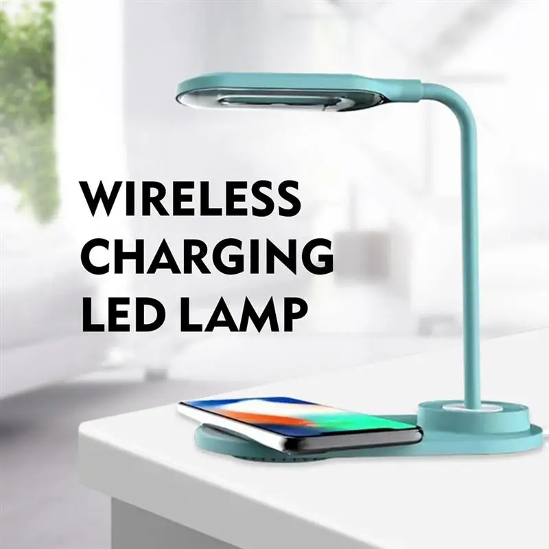 

Modern Led Desk Lamp Touch Dimmable Multifunctional Foldable Wireless Charging Table Reading Light For Home And Office