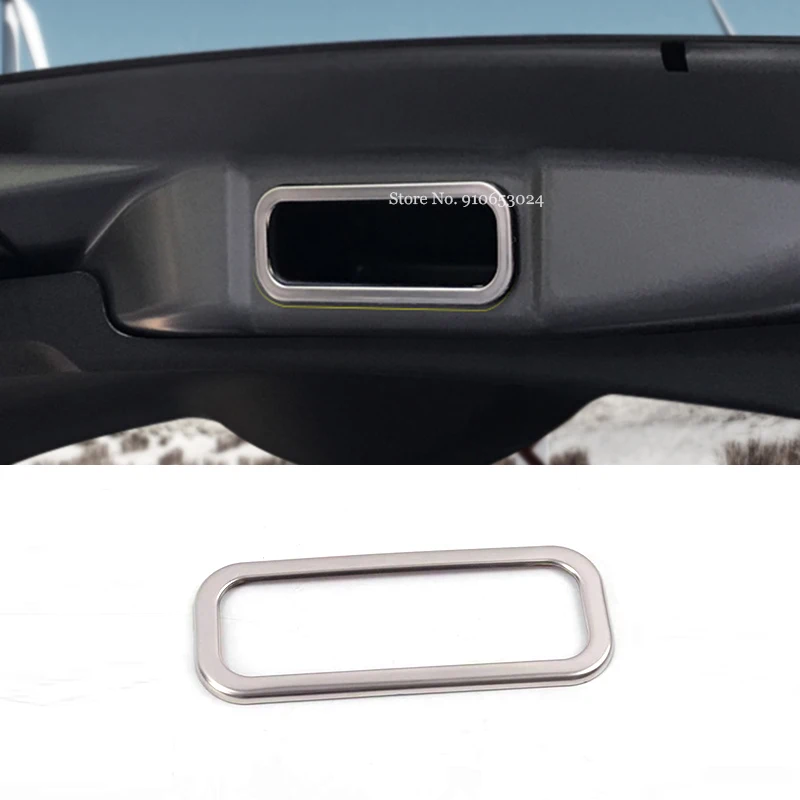 

For Nissan Kicks 2017-2021 Stainless steel LHD Car Trunk Inner Door Handle Decoration Cover Trim Car-Styling Accessories 1pcs