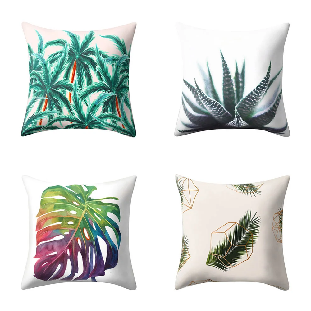 Современная разноцветная искусственная диванная подушка для кровати чехол