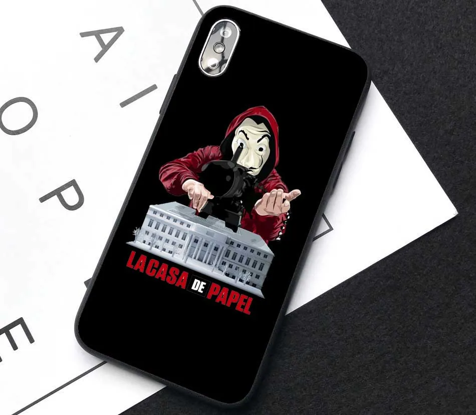 LA Casa De Papel Bella ciao heist money Испания ТВ чистый мягкий чехол для iPhone 6S 7 8Plus 11 Pro MAX 2019 SE 5 8 XR